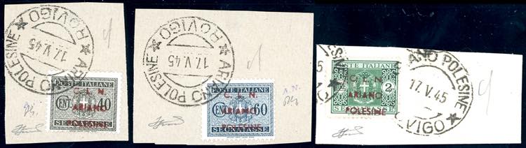 ARIANO POLESINE SEGNATASSE 1945 - ... 