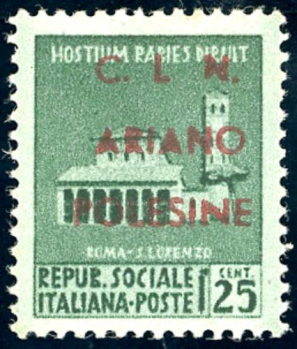 ARIANO POLESINE 1945 - 25 cent. ... 