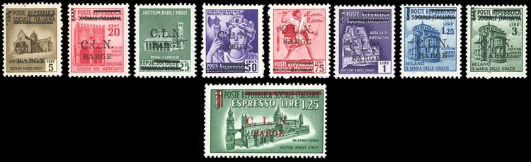 BARGE 1945 - Monumenti distrutti, ... 