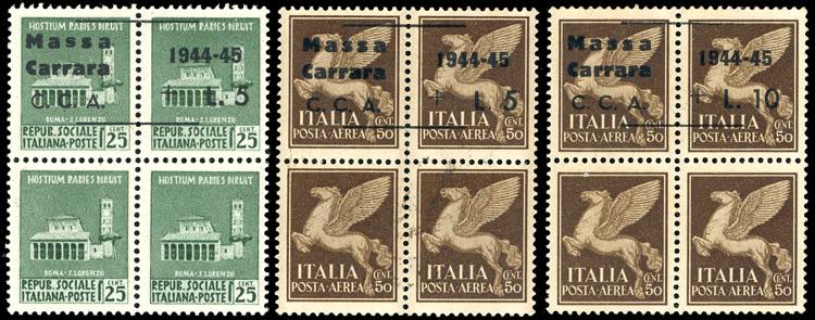 MASSA CARRARA 1945 - Serie ... 