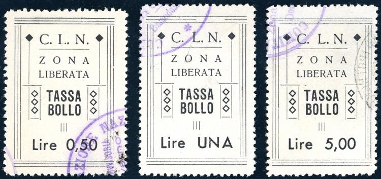 OSSOLA 1944 - Marche fiscali, ... 