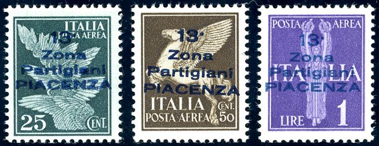 PIACENZA POSTA AEREA 1945 - 25 e ... 