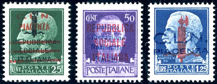 PIACENZA 1945 - 25 cent., 50 ... 