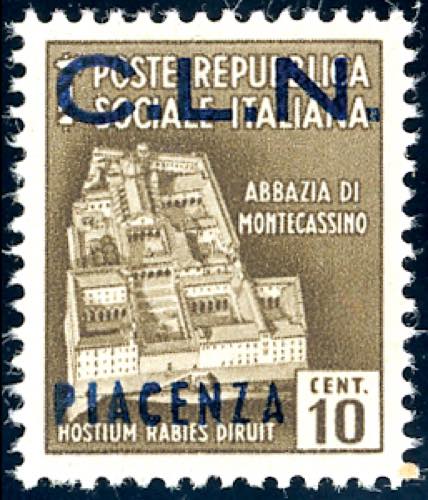 PIACENZA 1945 - 10 cent. Monumenti ... 