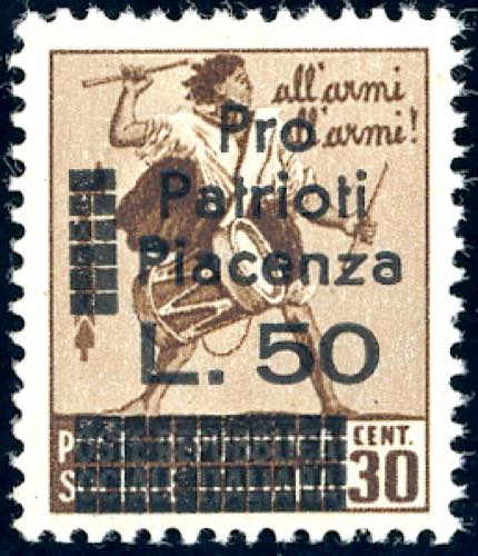 PIACENZA 1945 - 30 cent. Monumenti ... 