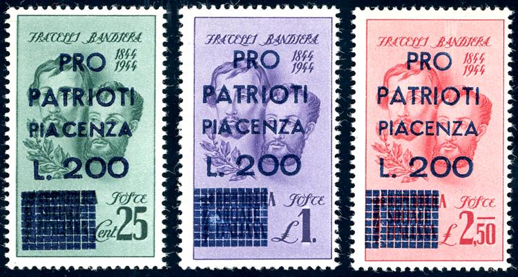 PIACENZA 1945 - Fratelli Bandiera, ... 