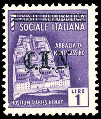 TORINO 1945 - 1 lira Monumenti ... 
