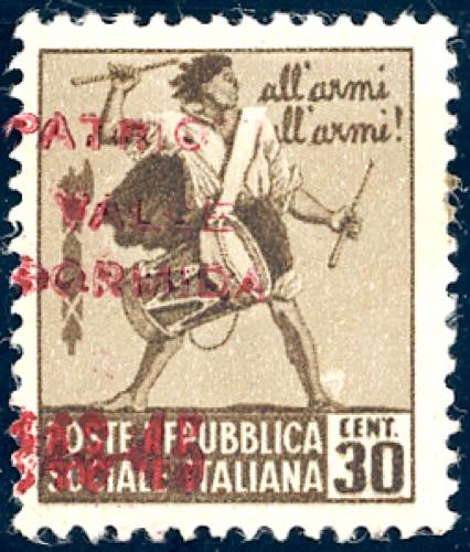 VALLE BORMIDA 1945 - 30 cent., ... 