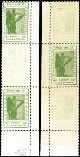 VALLE BORMIDA 1945 - 25 cent. ... 