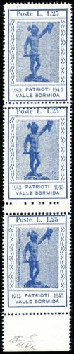 VALLE BORMIDA 1945 - 1,25 lire ... 