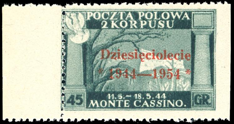 GOVERNO DI LONDRA 1954 - 45 g. ... 