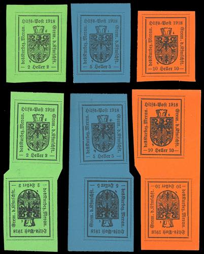 MERANO 1918 - La serie di tre ... 