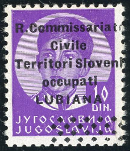 LUBIANA 1941 - 10 d. soprastampa ... 