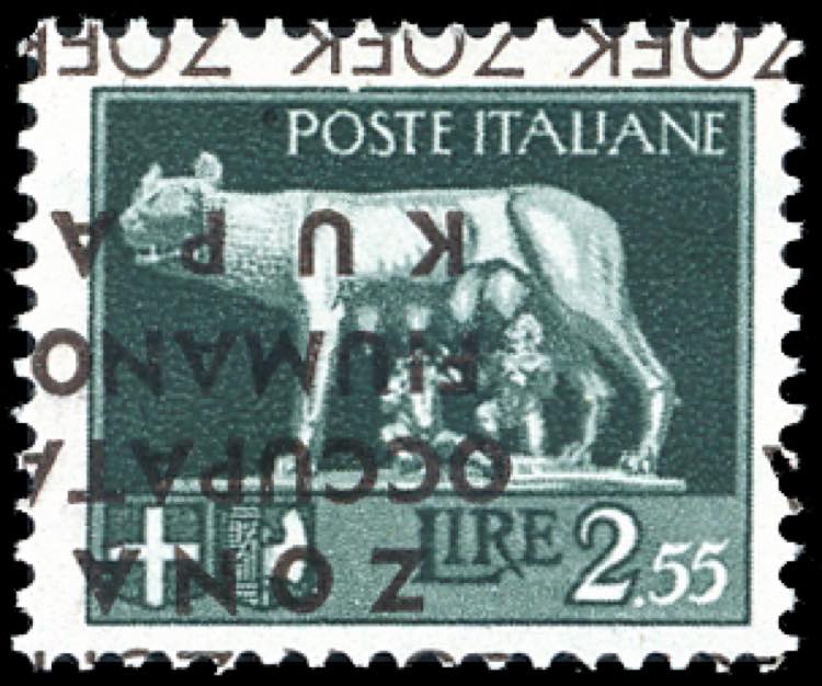 ZONA FIUMANO KUPA 1941 - 2,55 lire ... 