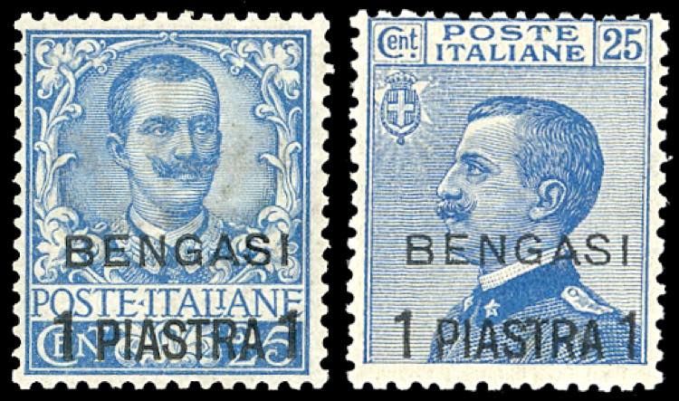 BENGASI 1901/11 - 1  pi. su 25 ... 