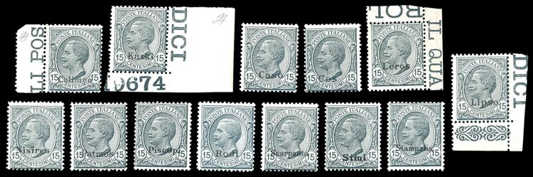 1921 GIRO COMPLETO DELLE 13 ISOLE ... 