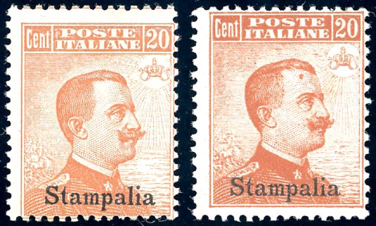 STAMPALIA 1917/22 - 20 cent. ... 