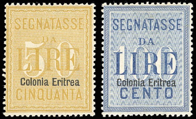 SEGNATASSE 1903 - 50 e 100 lire ... 