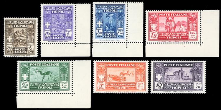 1930 - IV Fiera di Tripoli, serie ... 