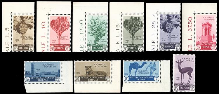 1932 - VI Fiera di Tripoli, posta ... 