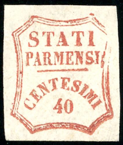 1859 - 40 cent. rosso bruno, I ... 