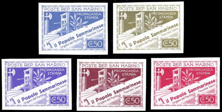 1943 - 50 cent. Propaganda per la ... 