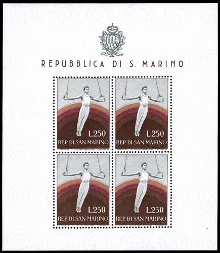 1955 - 250 lire Ginnasta, ... 