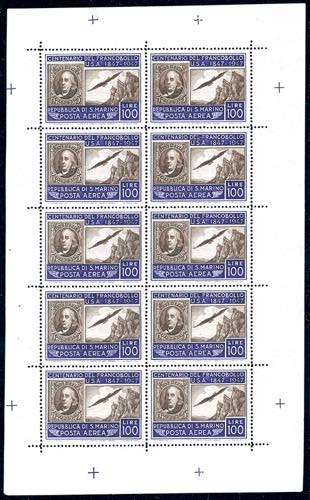 1947 - 100 lire Centenario del ... 