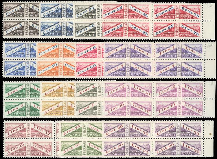 1928 - Non dentellati al centro, ... 