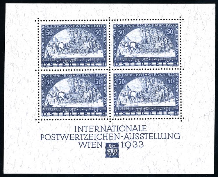 AUSTRIA FOGLIETTI 1933 - 50 + 50 ... 