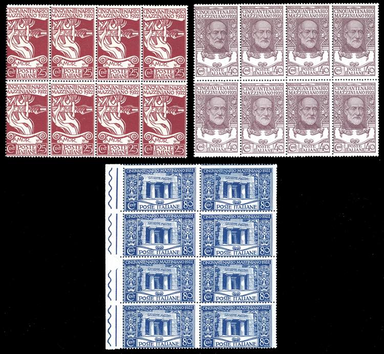 REGNO DITALIA 1922 - Mazzini, ... 