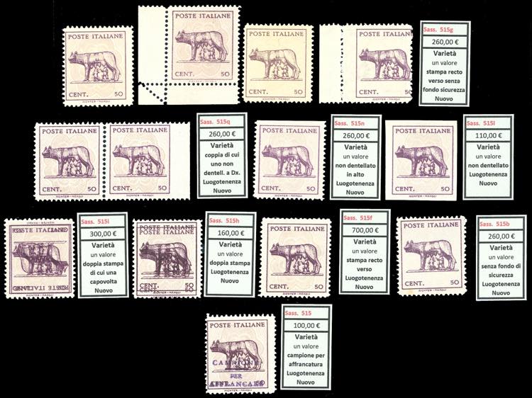 LUOGOTENENZA 1945 - Lupa di Bari ... 