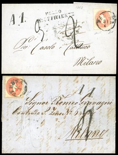 1862/63 - 5 soldi (33), due ... 