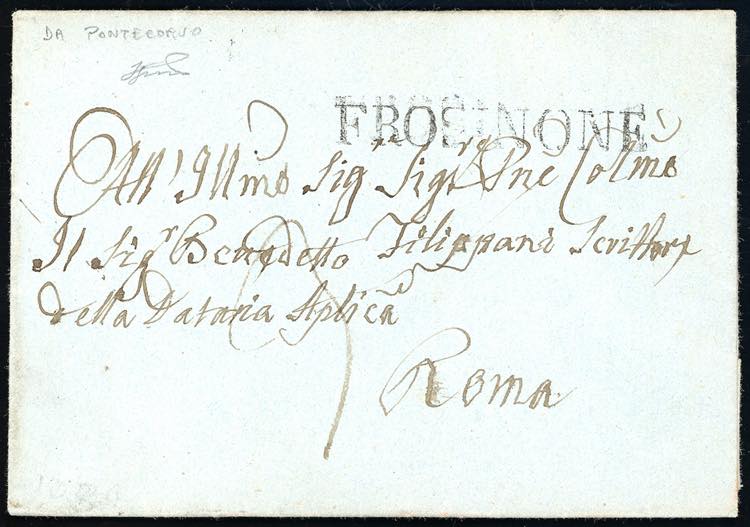 1833 - Lettera prefilatelica da ... 