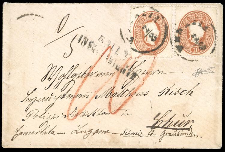 1863 - 10 soldi bruno mattone ... 