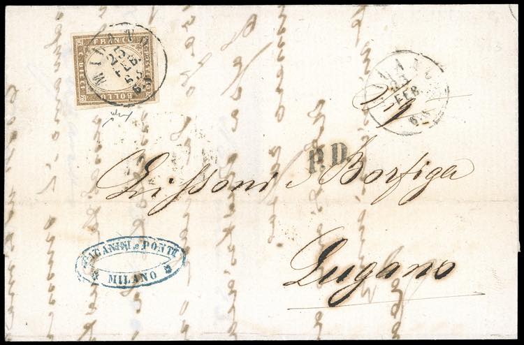 1863 - 10 cent. bruno bistro ... 