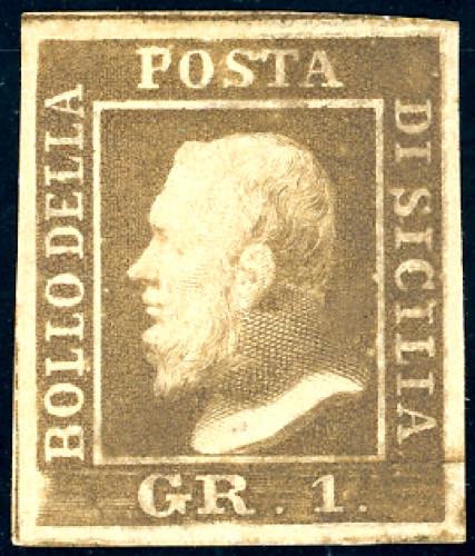 1859 - 1 grano bruno ruggine, I ... 