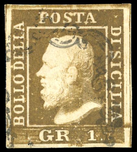 1859 - 1 grano bruno ruggine, I ... 