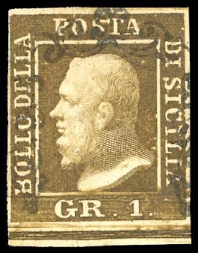 1859 - 1 grano bruno ruggine ... 