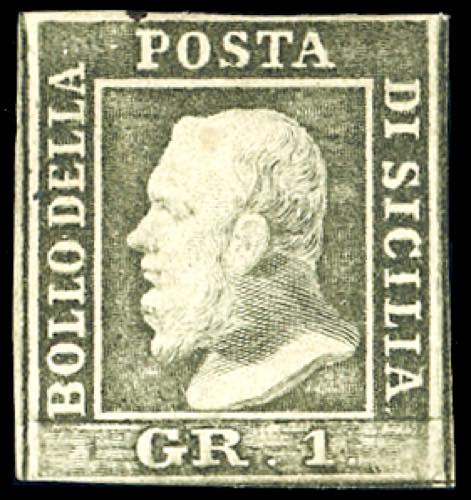 1859 - 1 grano verde oliva ... 