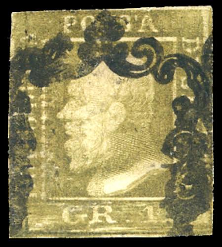 1859 - 1 grano bruno oliva, II ... 