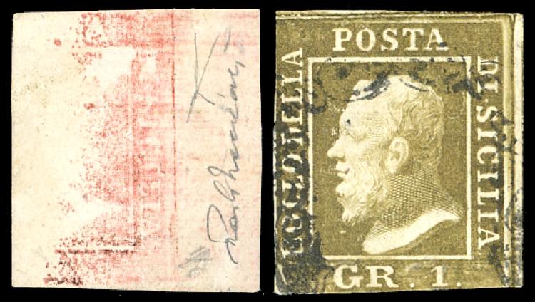 1859 - 1 grano verde oliva ... 