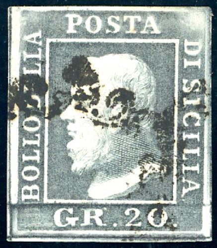 1859 - 20 grana grigio ardesia ... 