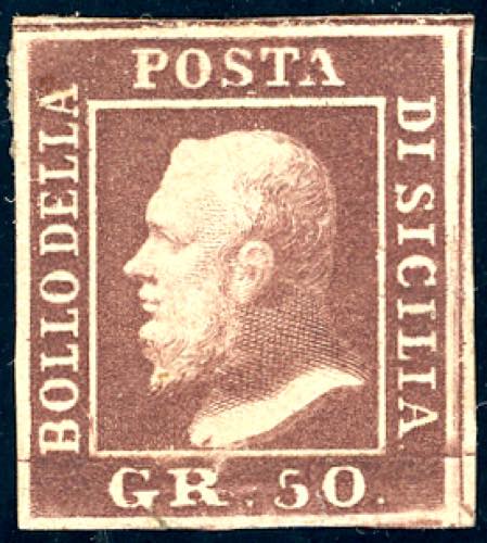 1859 - 50 grana cioccolato (14a), ... 