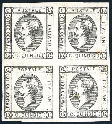 1863 - 15 cent. Litografico, I ... 