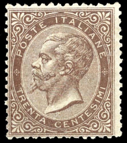 1863 - 30 cent. De La Rue, ... 