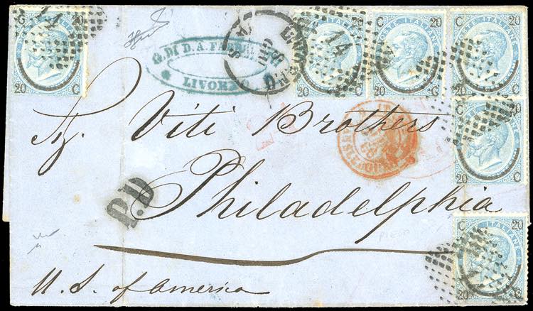 1866 - 20 cent. su 15 cent. Ferro ... 