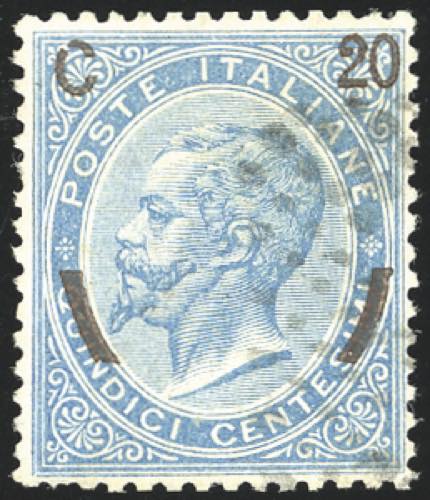 1865 - 20 cent. su 15 cent. Ferro ... 