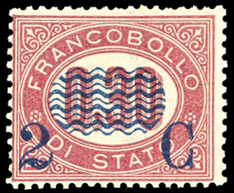 1878 - 2 cent. su 0,30 lire ... 