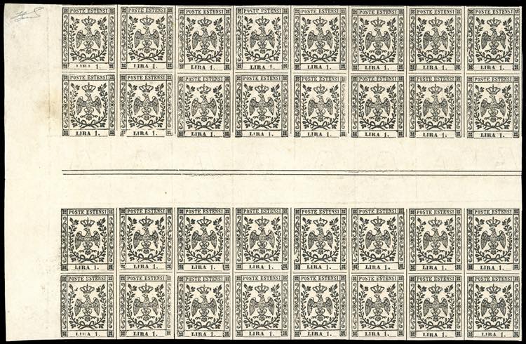 1853 - 1 lira bianco (11), ... 